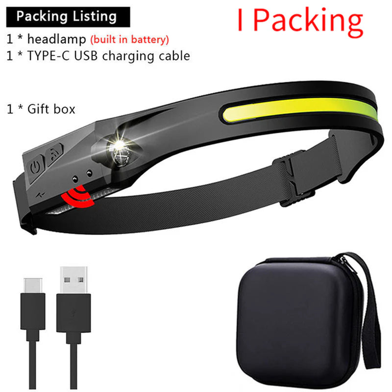 HandyWizard™ Induction Headlamp COB LED