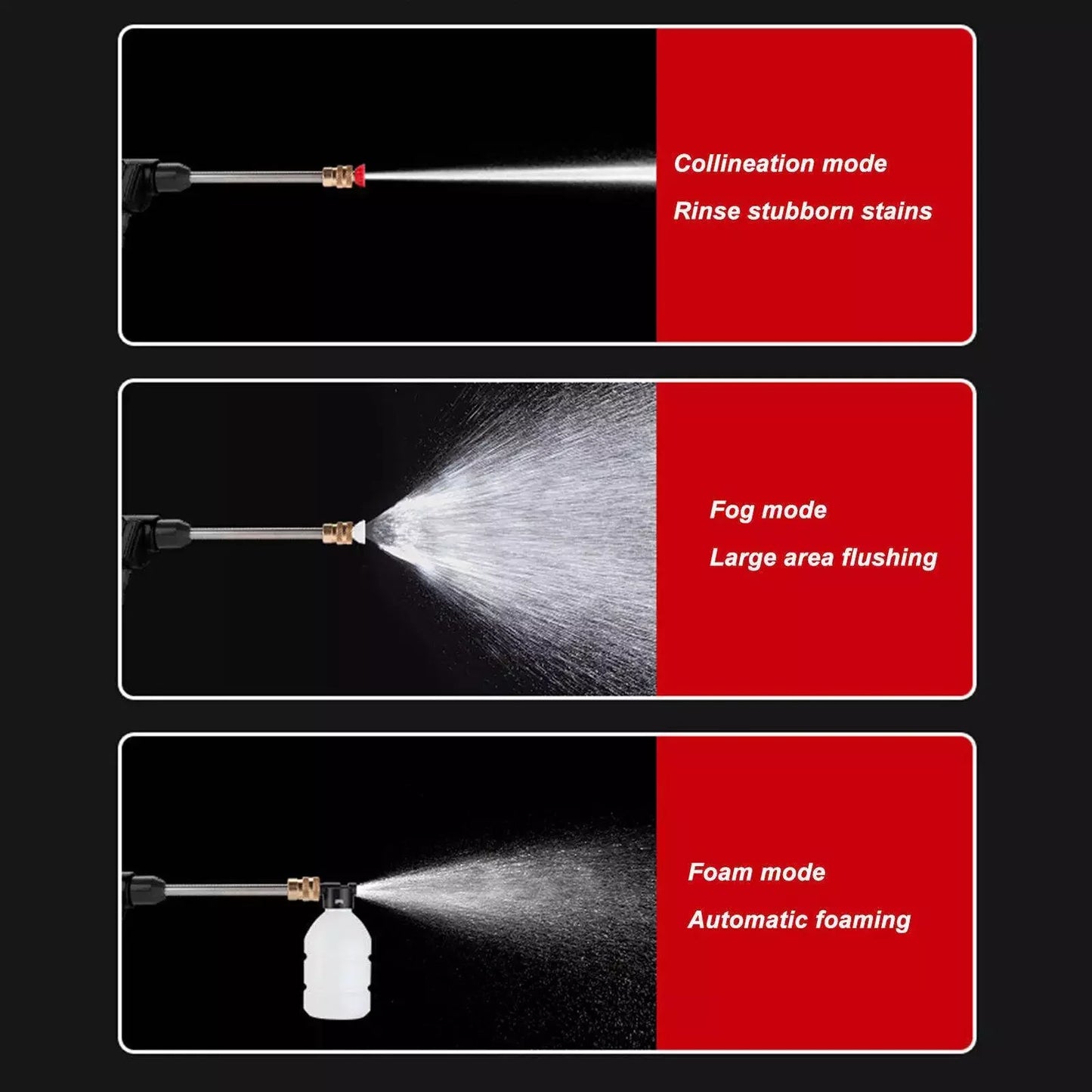 Portable Power Water Spray Gun for Car Cleaning