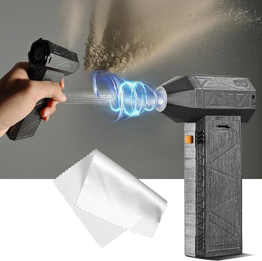 Portable Jet Fan Blower 130,000 RPM, Adjustable Airflow