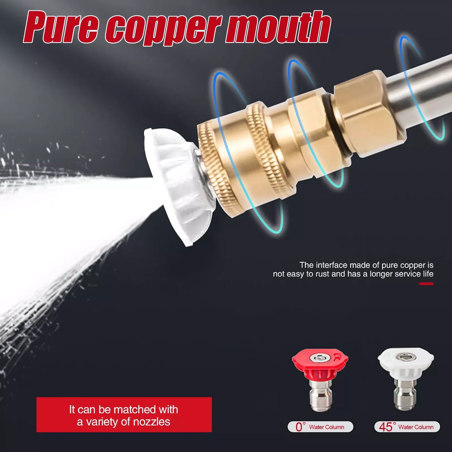 Portable Power Water Spray Gun for Car Cleaning